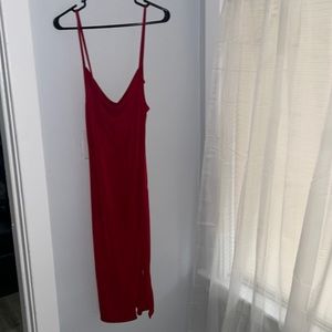 RED EVENING DRESS